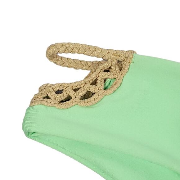 Luli Fama Bikini Bottom Corazon Loco Crochet Sides Open Moderate - Picture 7 of 16